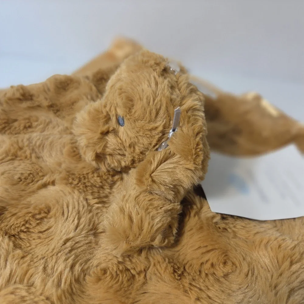 Cloud Island Golden Doodle Baby Lovey Dog Security Blanket Satin Trim Plush 13